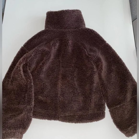 Lululemon Cinchable Fleece Zip-Up Jacket French Press - Picture 3 of 3